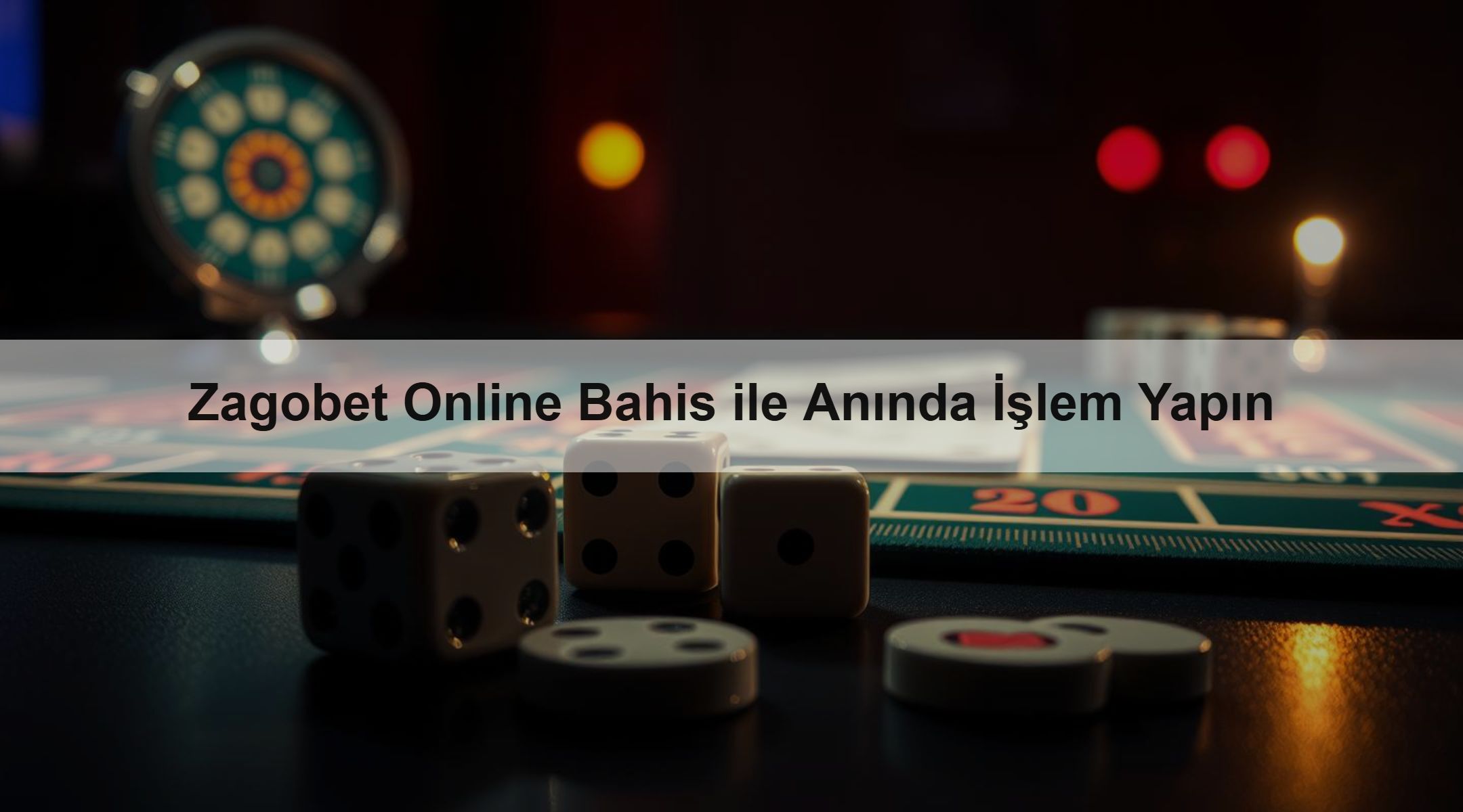 Zagobet Online Bahis ile Anında İşlem Yapın