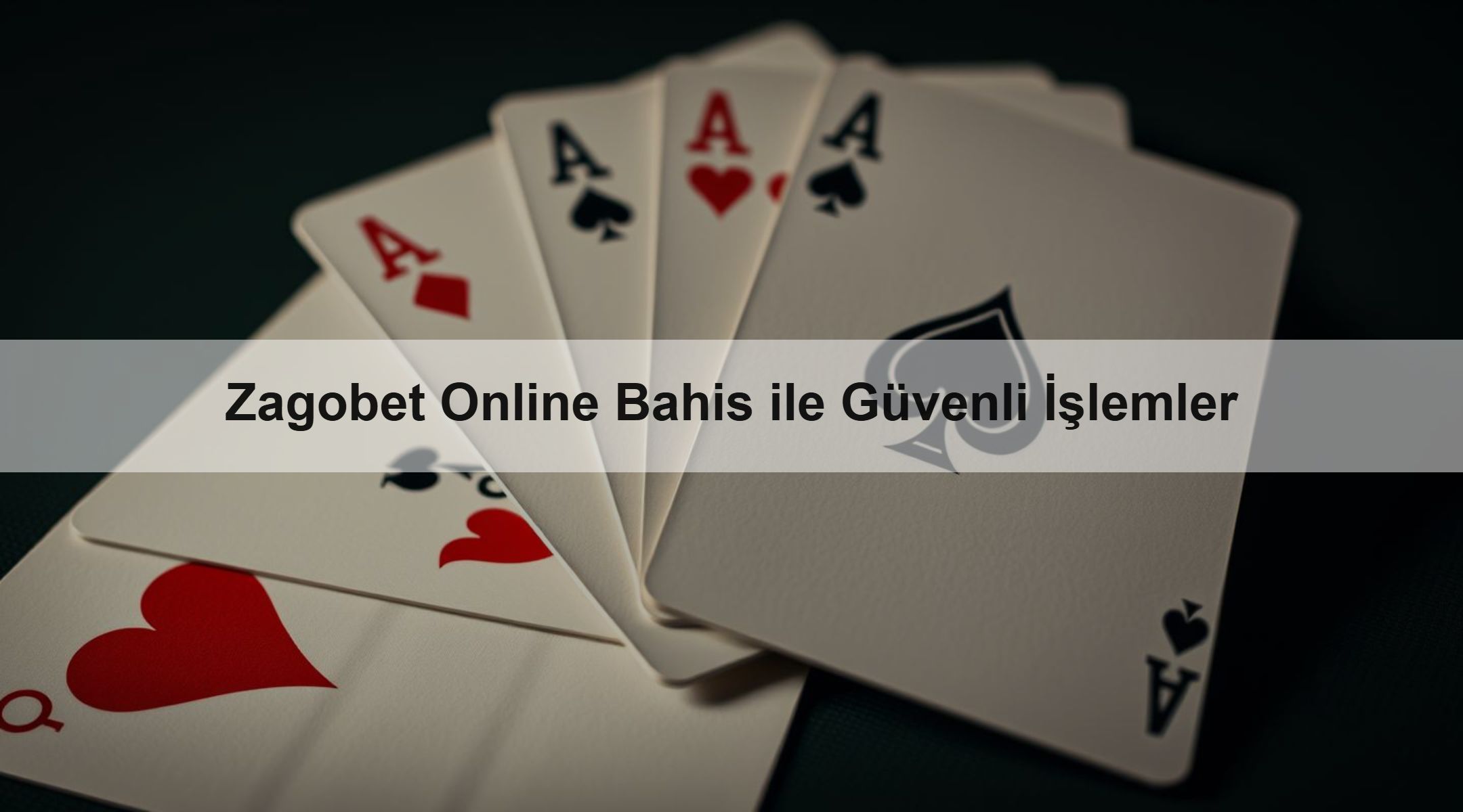 Zagobet Online Bahis ile Güvenli İşlemler